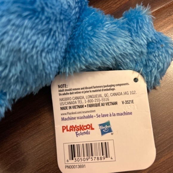 SESAME STREET PLAYSKOOL Friends Cookie Monster Mini Plush Toy 12 months + - Picture 3 of 6